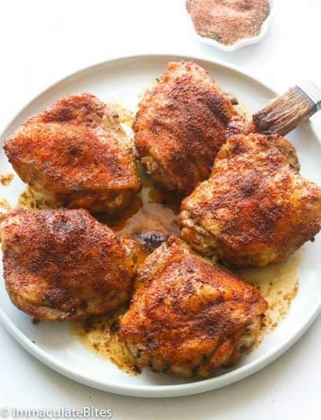 Crispy Baked Chicken Thighs