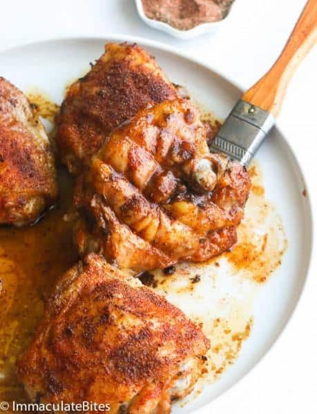 Crispy Baked Chicken Thighs