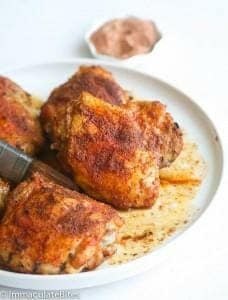 Crispy Baked Chicken Thighs