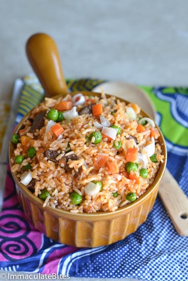 Cameroon Beef Jollof Rice