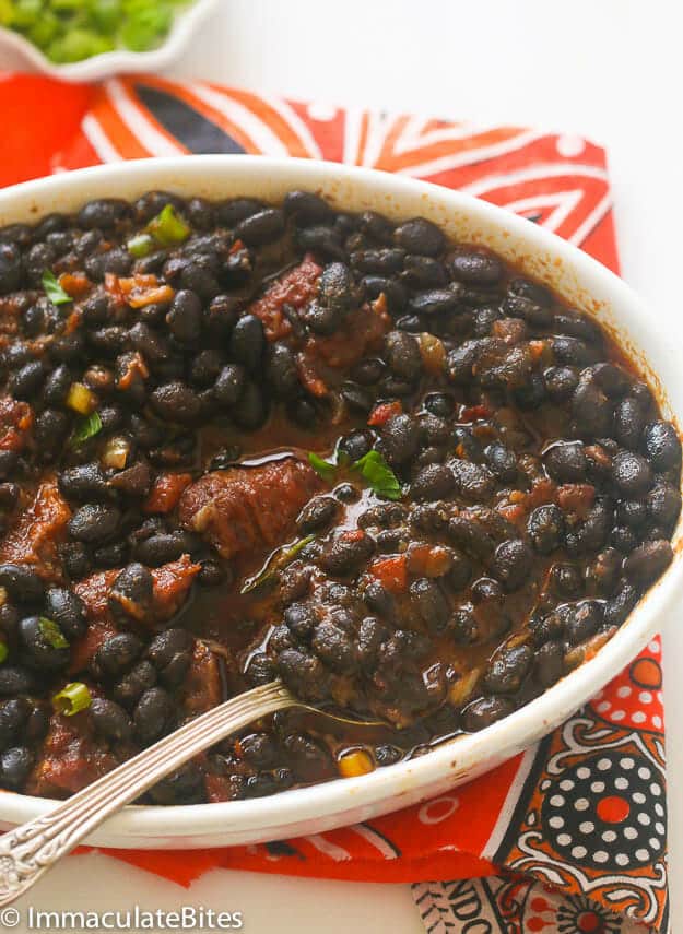 African black bean stew