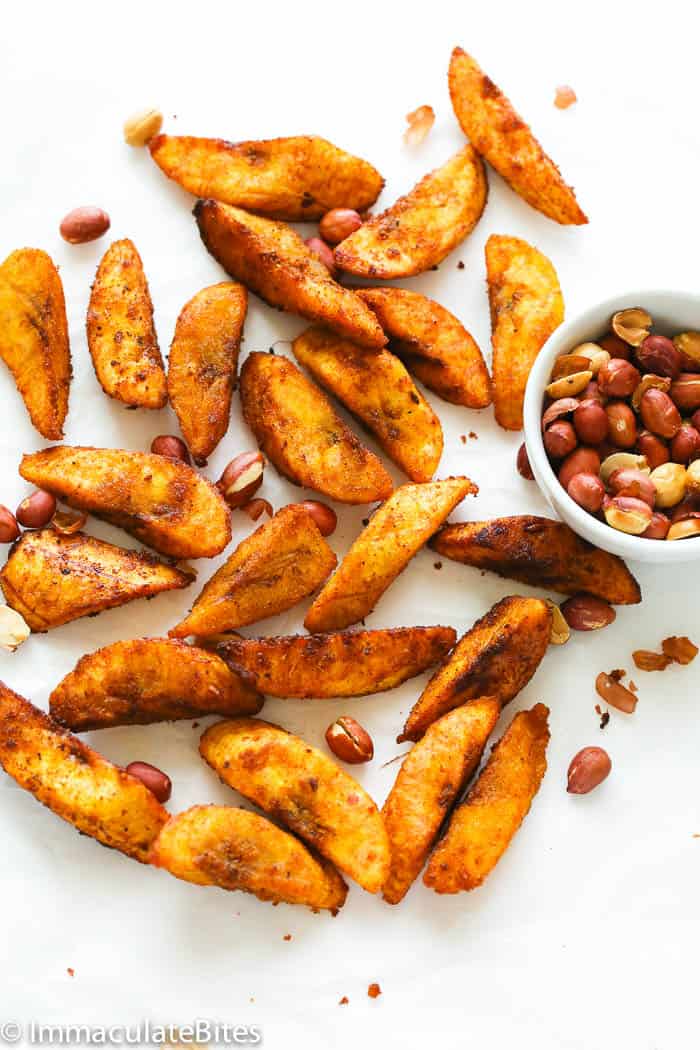 Kelewele or Aloco (Spicy Fried Plantains)