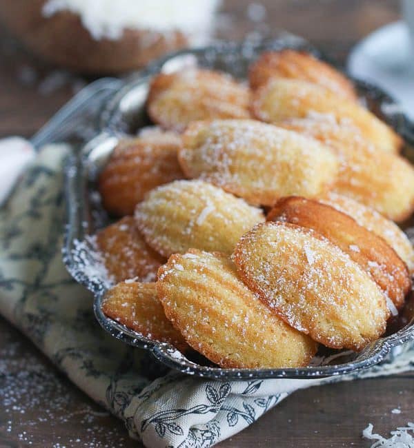 Coconut Almond Madeleines