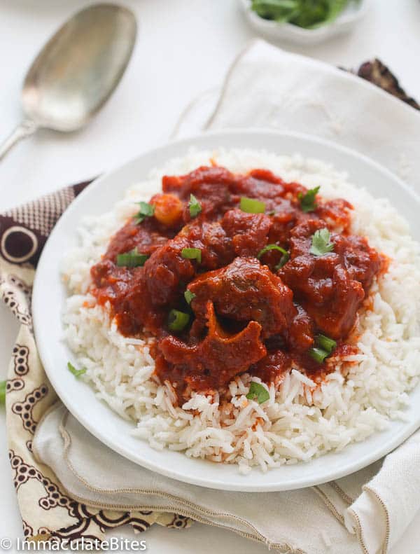 African Spicy oxtail stew