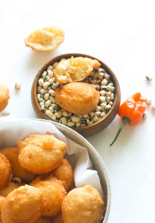 Black-eyed peas fritters(Akara)