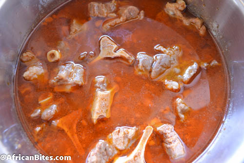 African Spicy Oxtail Stew