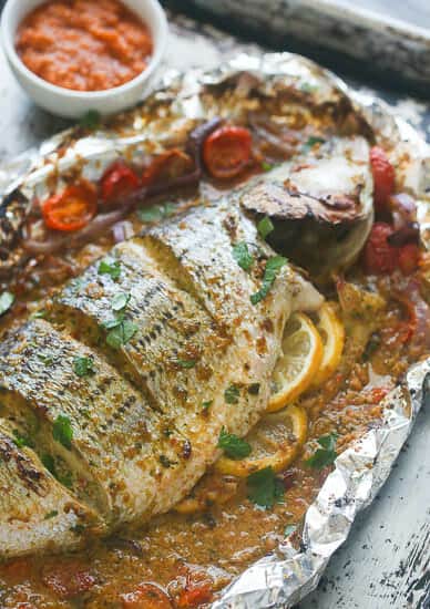 Whole Baked SeaBass