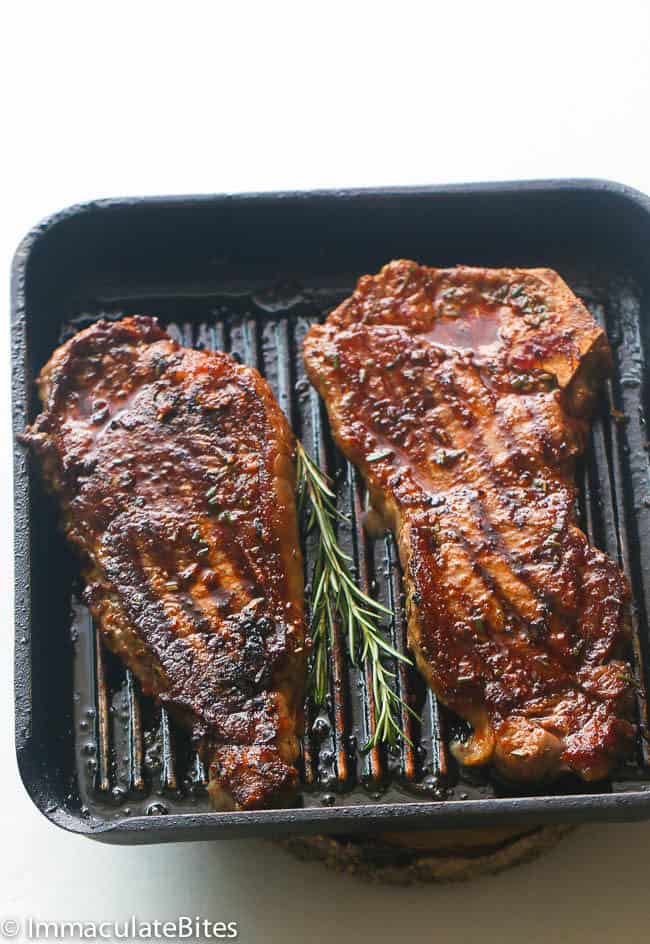 Spicy Grilled New York Steak