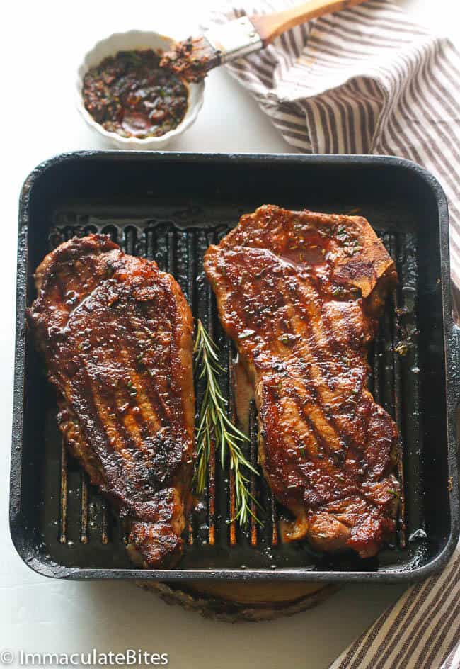 Spicy Grilled New York Steak
