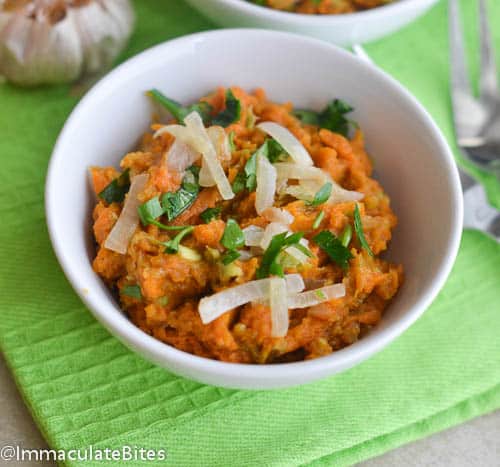 Mashed Sweet Potatoes with Avocado for a deliciously healthy meal