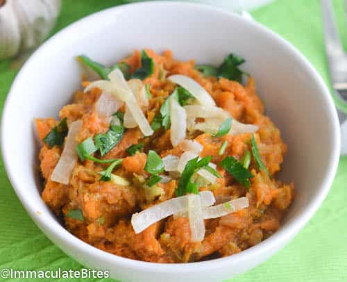 Mashed Sweet Potatoes with Avocado make a super delicious holiday side