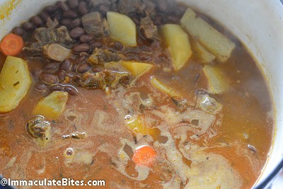 Oxtail Bean Potato Stew