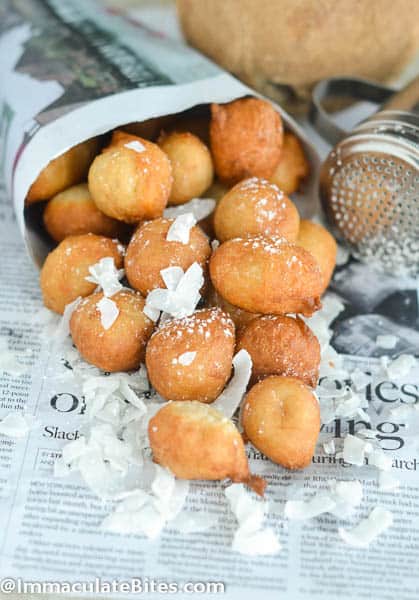 Coconut Puff-Puff (Deep-fried Coconut Dough)