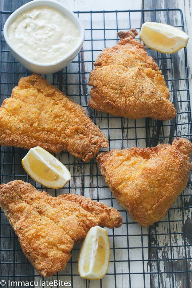 Crispy golden Southern Fried Catfish ready to enjoy