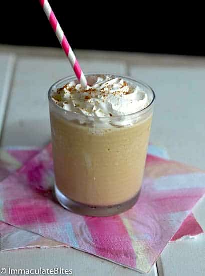 Ready to serve up a blended Thai iced coffee with whipped cream