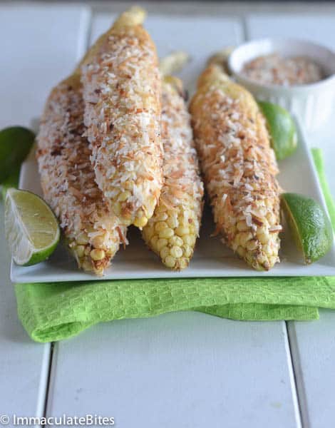 Grilled Coconut Corn