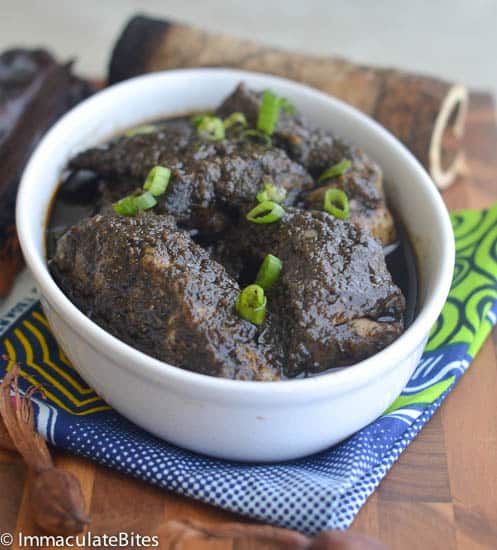 Mbongo Tchobi (African Spicy Black Stew)