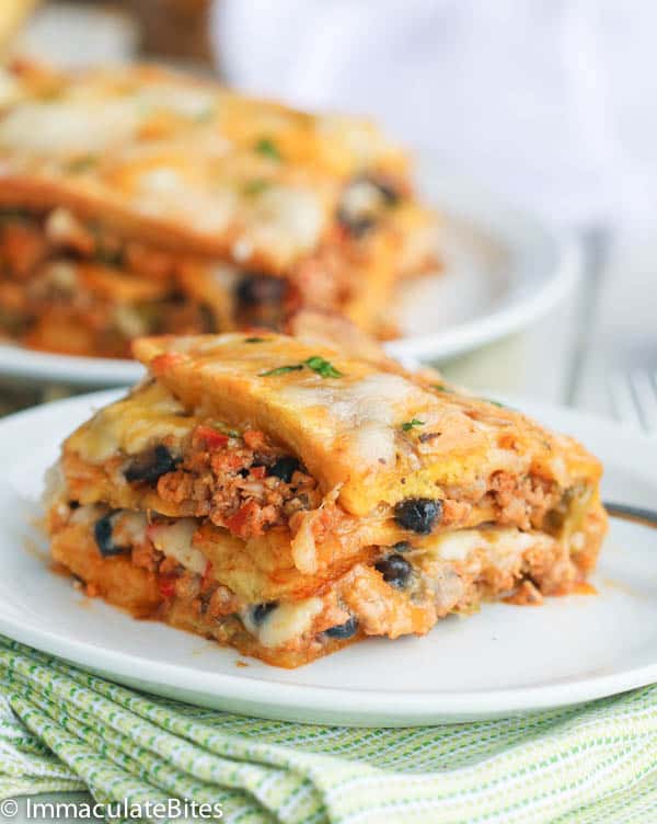 A Slice of Plantain Lasagna