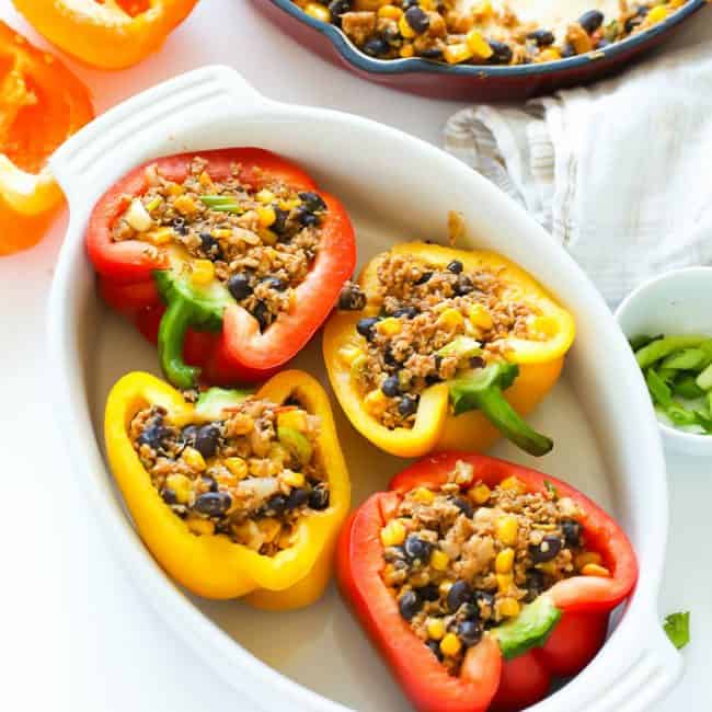 Quinoa Stuffed Bell Peppers