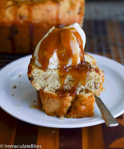Rum Raisin Cake with Rum Glaze