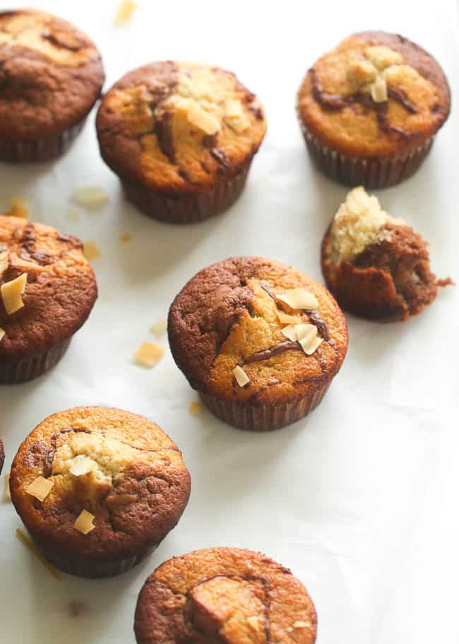 Banana Chocolate Coconut Muffin