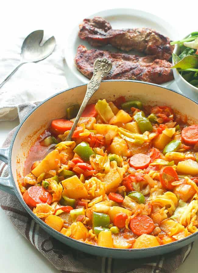 Ethiopian Cabbage and Potatoes