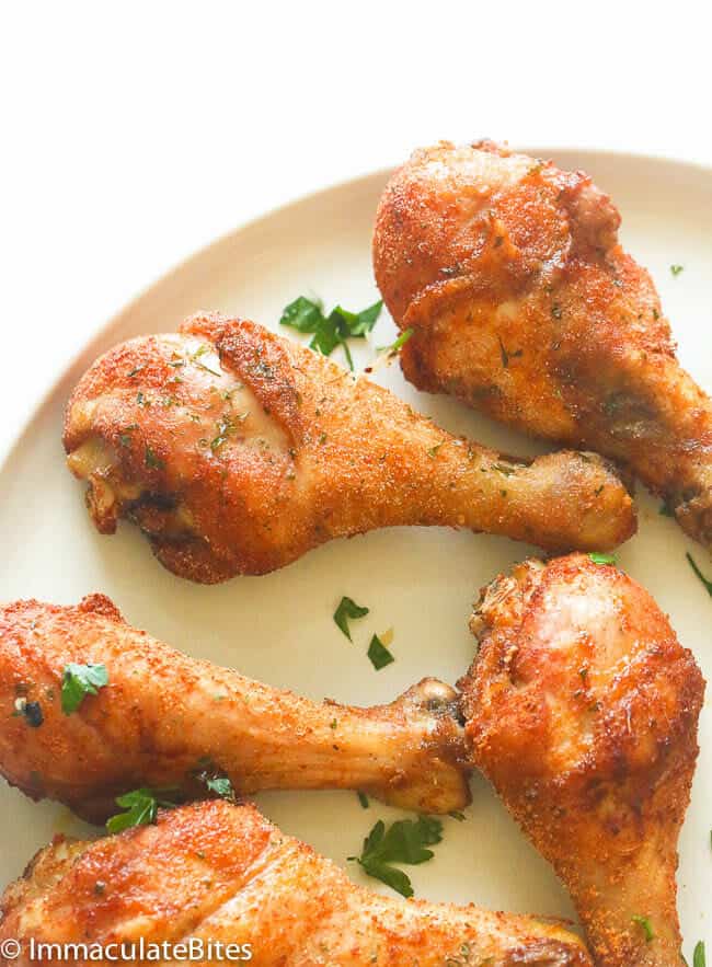 Crispy Baked chicken legs