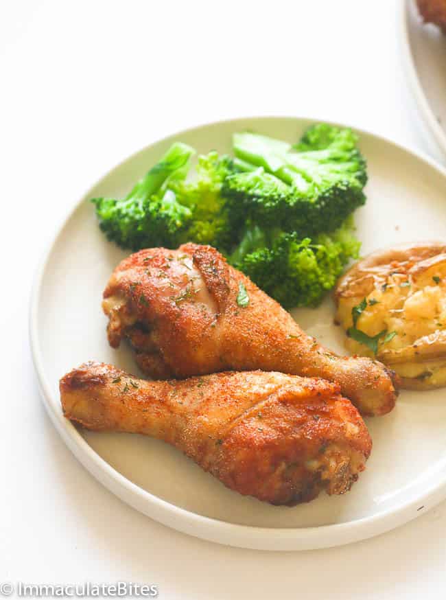 Crispy Baked chicken legs