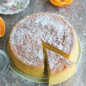 orange almond butter cake