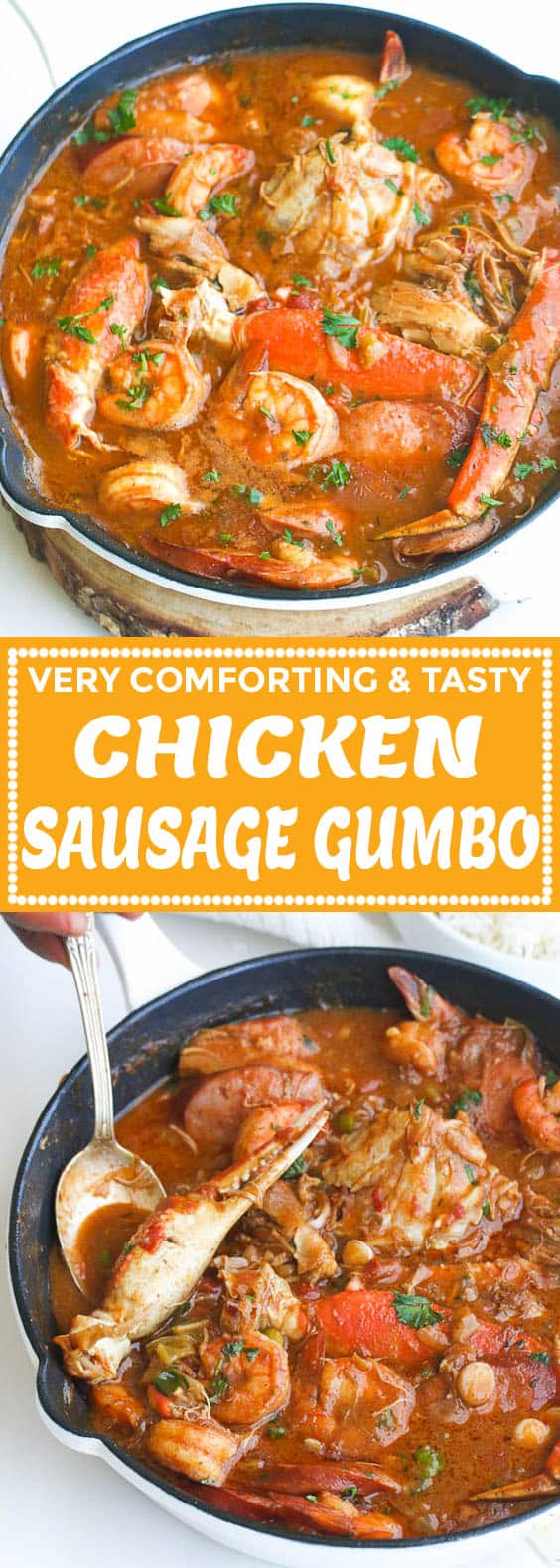 Chicken Shrimp And Sausage Gumbo Immaculate Bites