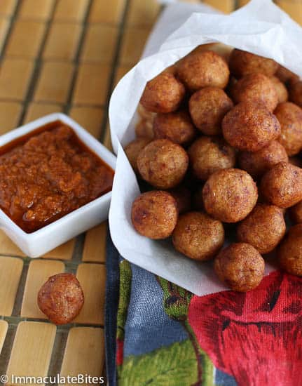 Ready to dive into a fresh batch of hot accra cassava fritters