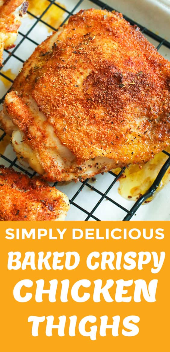 Baked Crispy Chicken Thighs