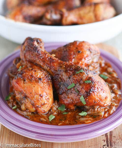 Baked Chicken Legs (Creamy and Spicy)