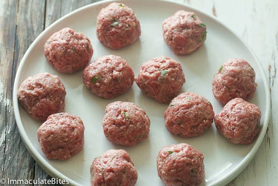 African Meatballs in tomato sauce