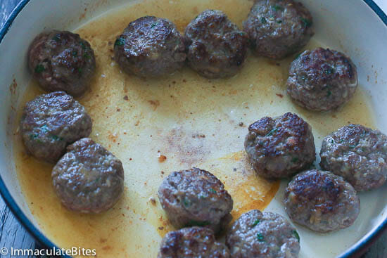 African Meatballs in tomato sauce