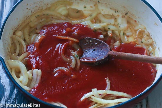 African Meatballs in tomato sauce