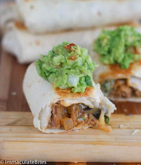 Baked Chimichangas