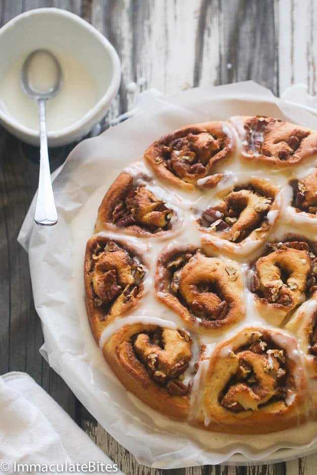 Getting cinnamon rolls on the table fast for a sweet dessert