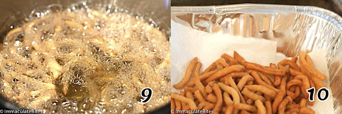 Fry your chin chin