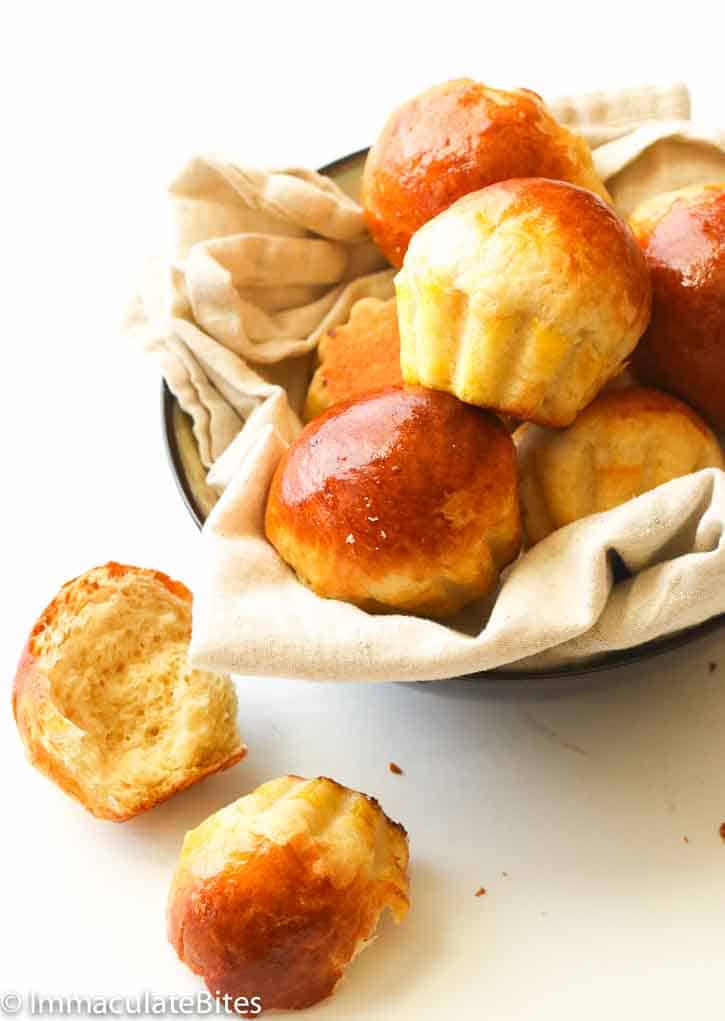 Brioche Buns for a Valentine's Day brunch