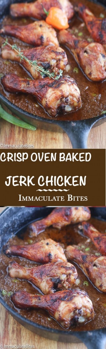 Oven Baked Jerk Chicken - Immaculate Bites