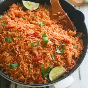 Oven Baked Mexican Rice