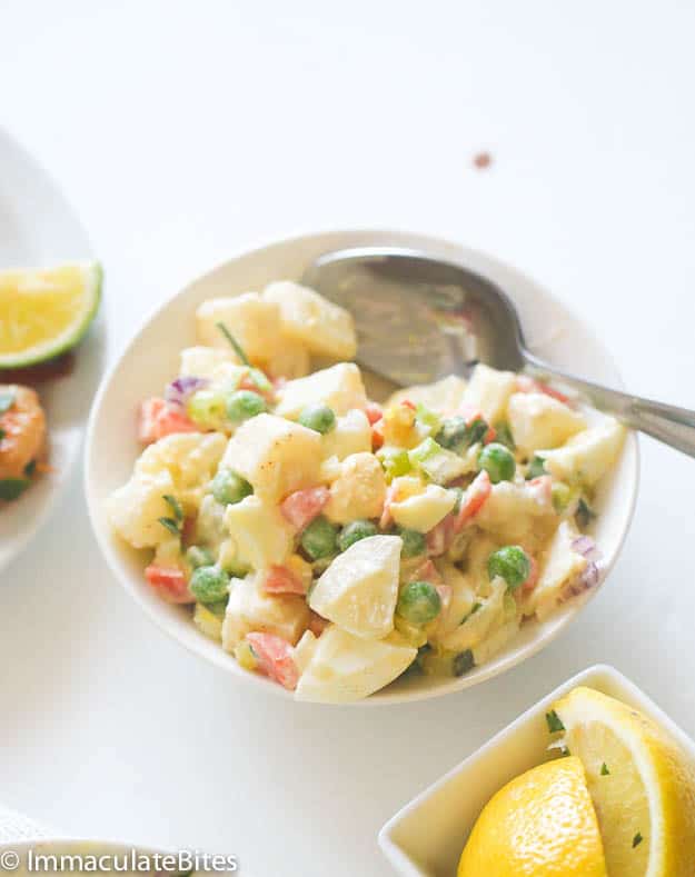 Caribbean potato salad