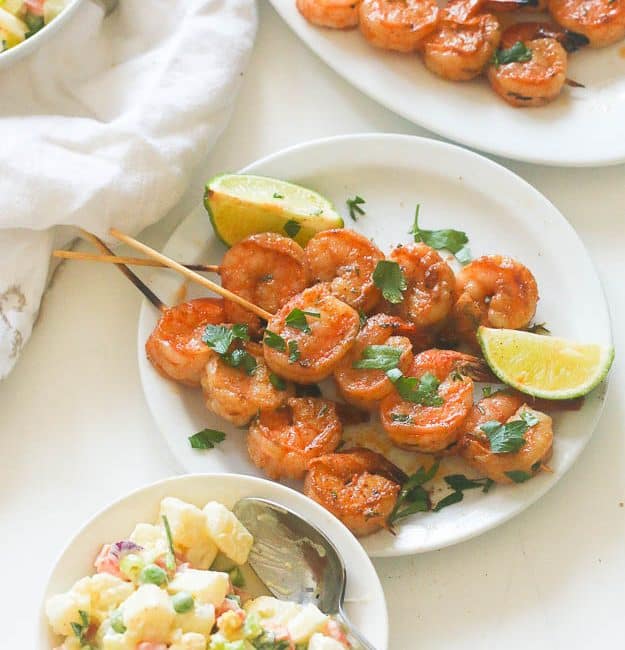 Grill Caribbean Coconut Shrimp