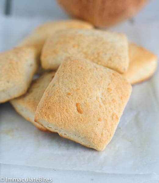 Freshly baked soft mandazi for African comfort food