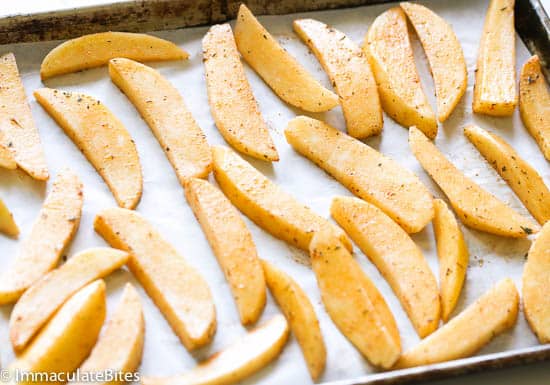 Baked Crispy Potato Wedges