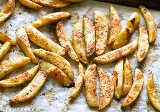 Baked Crispy Potato Wedges