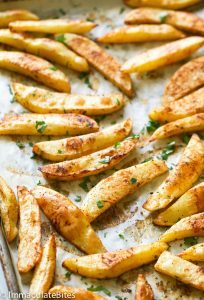 Baked Crispy Potato Wedges - Immaculate Bites