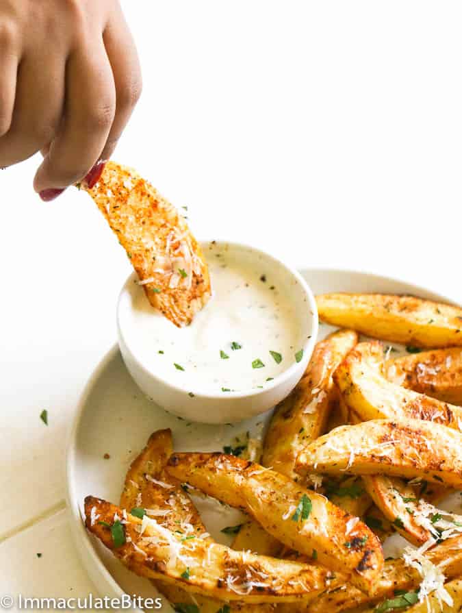 Potato Wedges and Dip