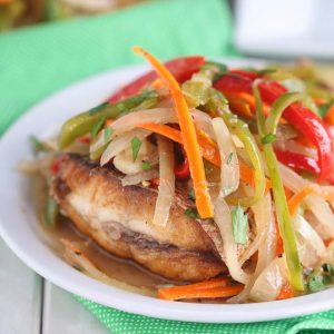 Jamaican Escovitch Fish with bammy for a classic Caribbean dish